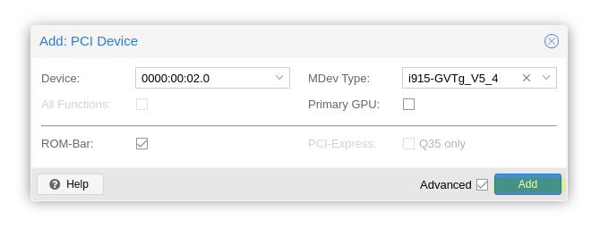 Proxmox как пробросить pci устройство в виртуальную машину